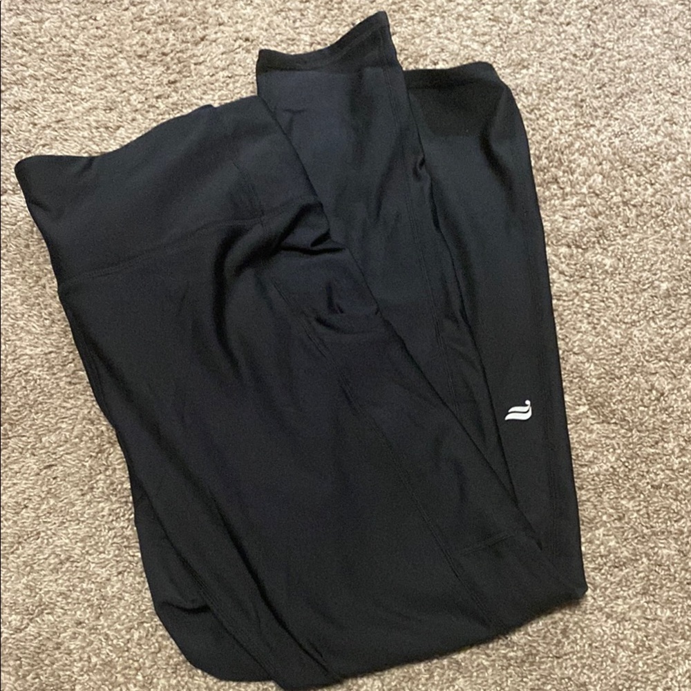 Fabletices Black Athletic Leggings